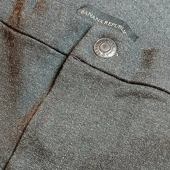 BANANA REPUBLIC Dark Gray Ponte Stretch Dress Pants NWOT - Picture 8 of 10